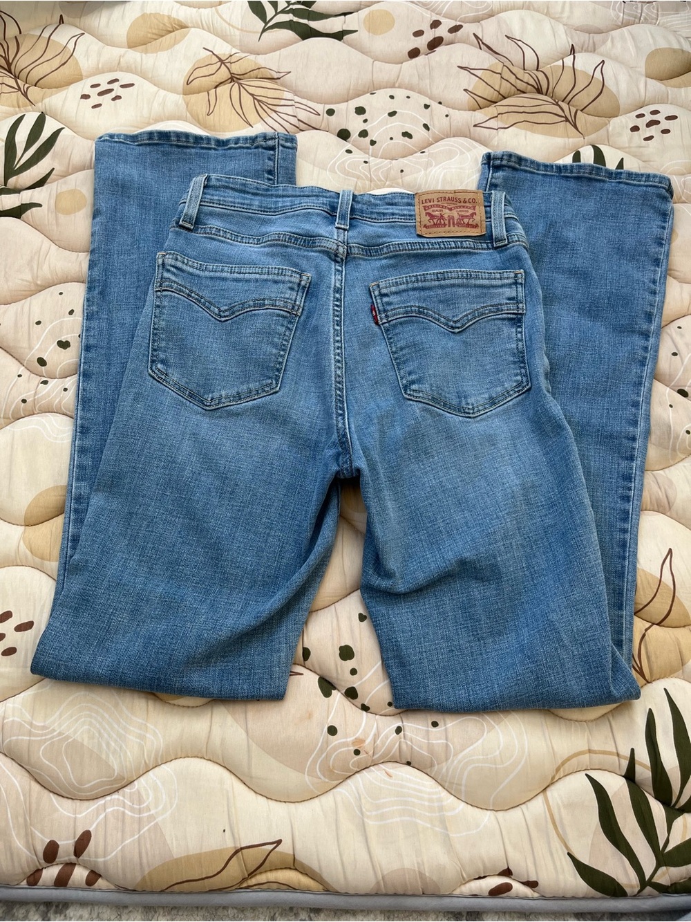 Levi's Light Blue Straight-Leg Denim Jeans